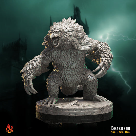 Beakrend owlbear (Digital, STL files)