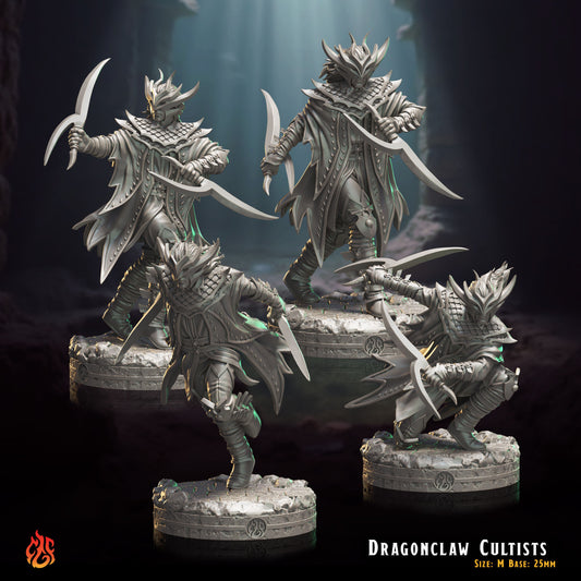 Dragonclaw Cultists (Digital, STL files)