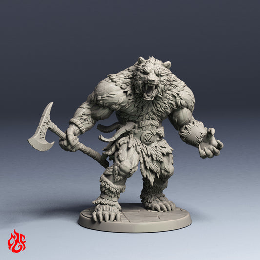 Vardelf werebear form