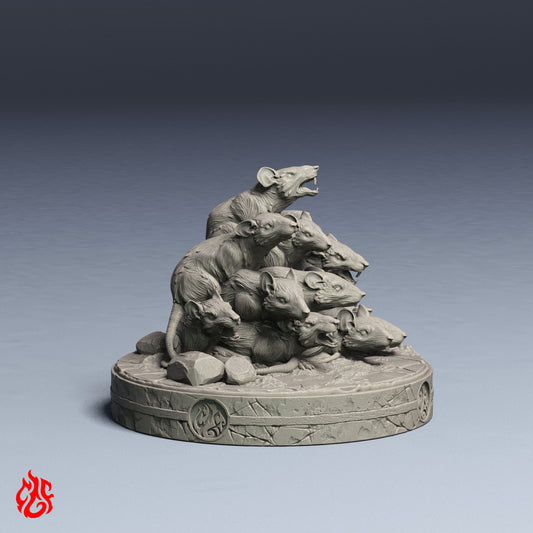 Giant Rat and Rat Swarm