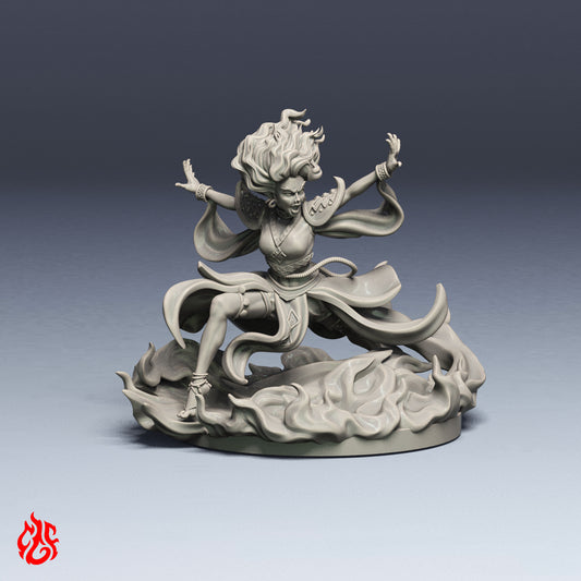 Sorcière Genasi du Feu