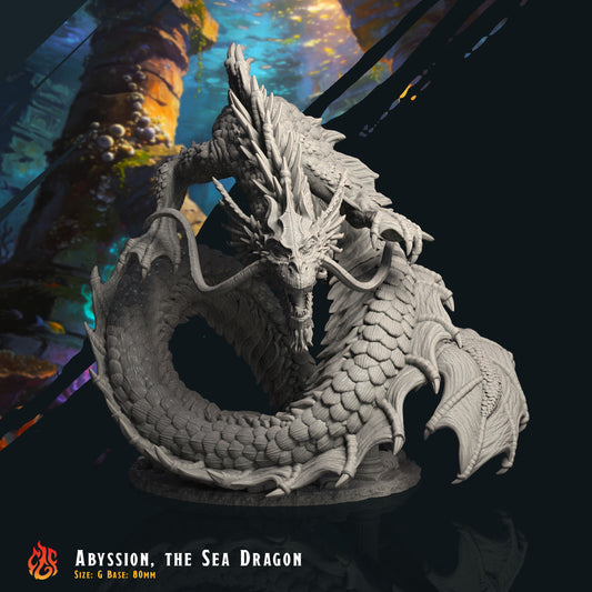 Abyssion, the Sea Dragon (Digital, STL files)