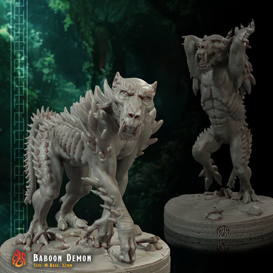 Baboon Demons (Digital, STL files)