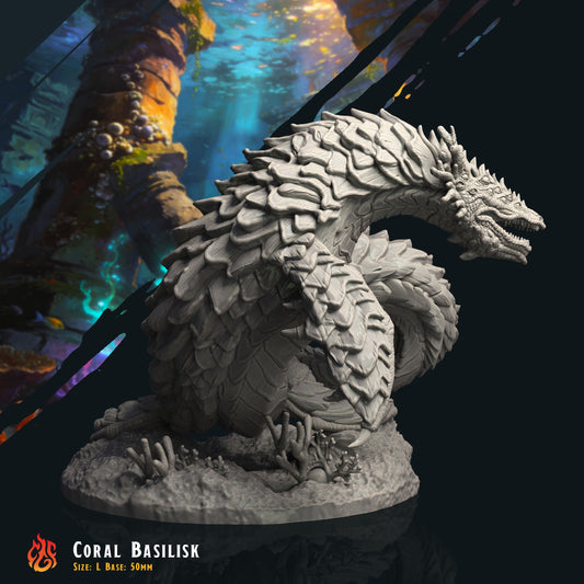 Coral Basilisk (Digital, STL files)