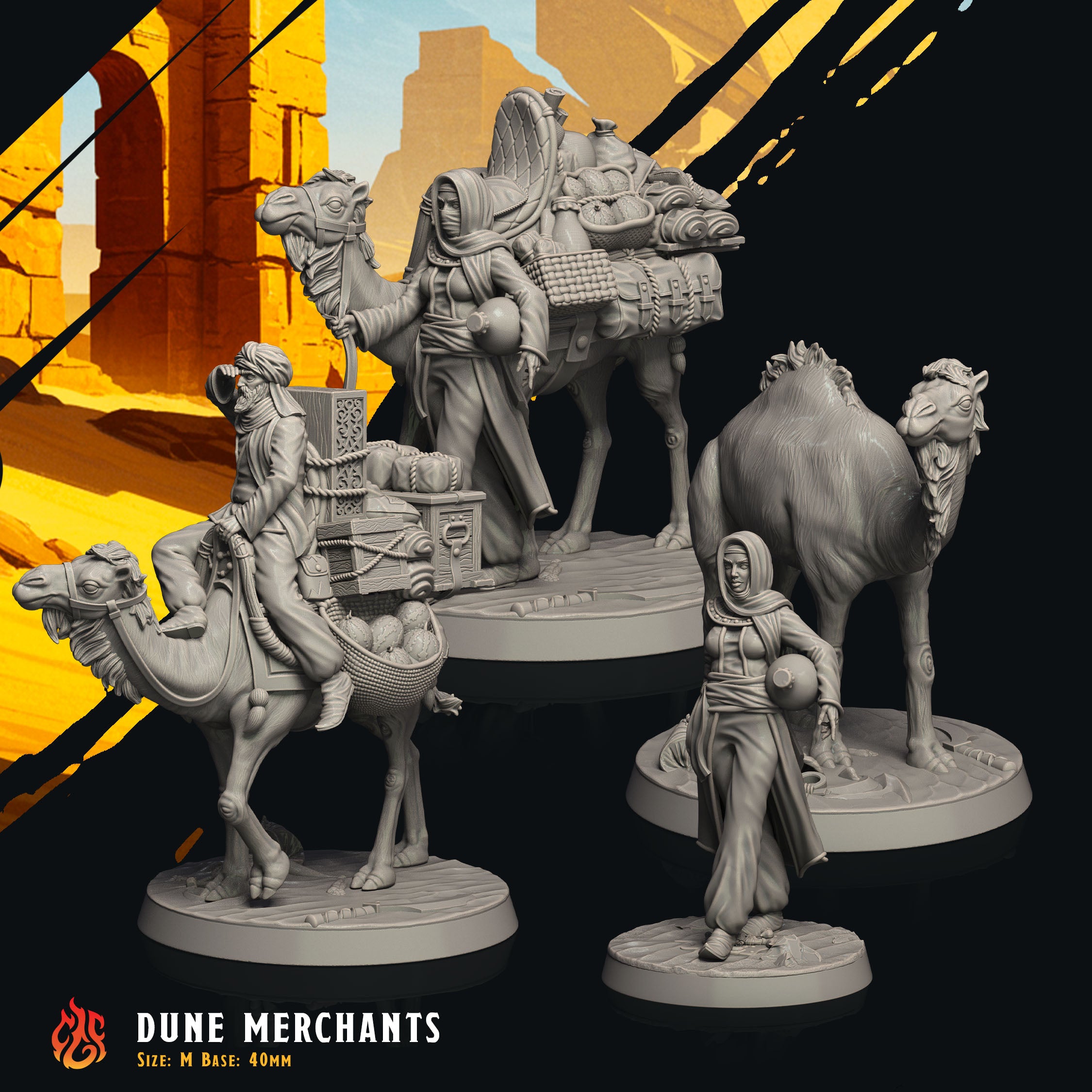Dune Traders (Digital, STL files) – Crippled God Foundry