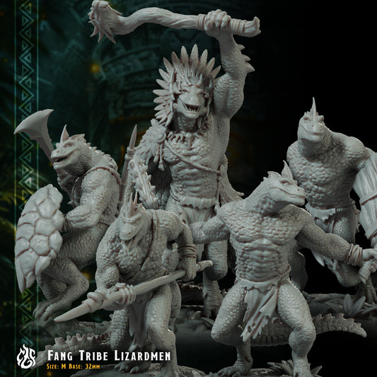 Lizardmen Warriors (Digital, STL files)