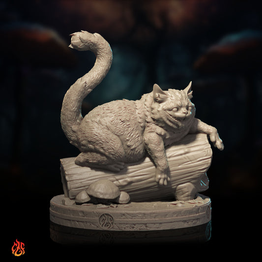 Grinning Cat (Digital, STL files)