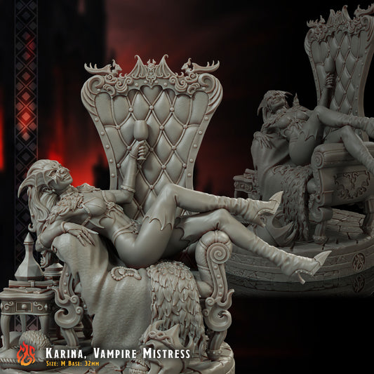 Karina, Vampire Mistress (Digital, STL files)
