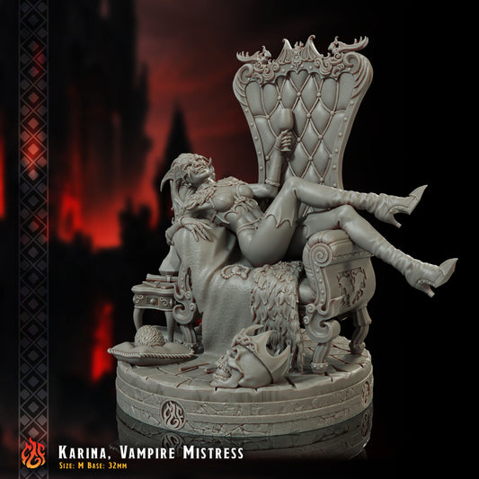 Karina, Vampire Mistress (Digital, STL files)