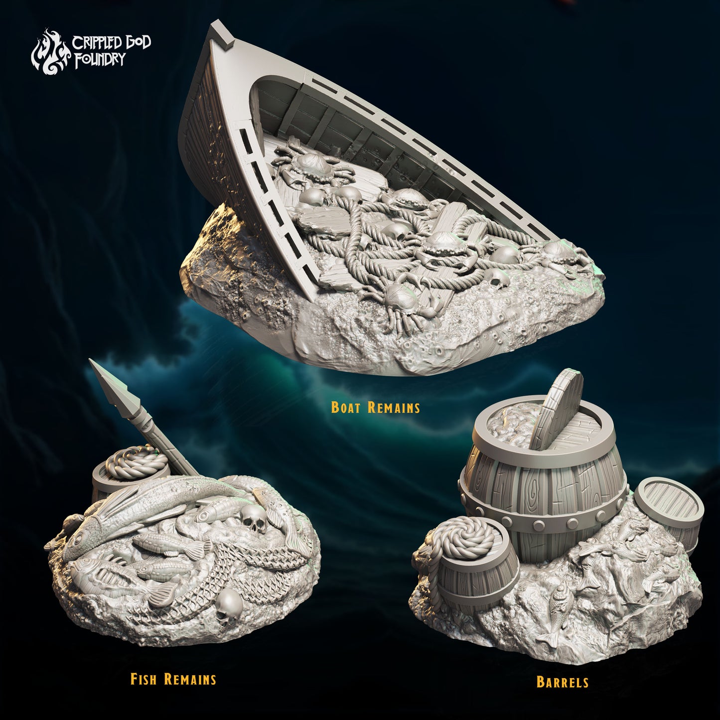 Accesorios para cuevas submarinas