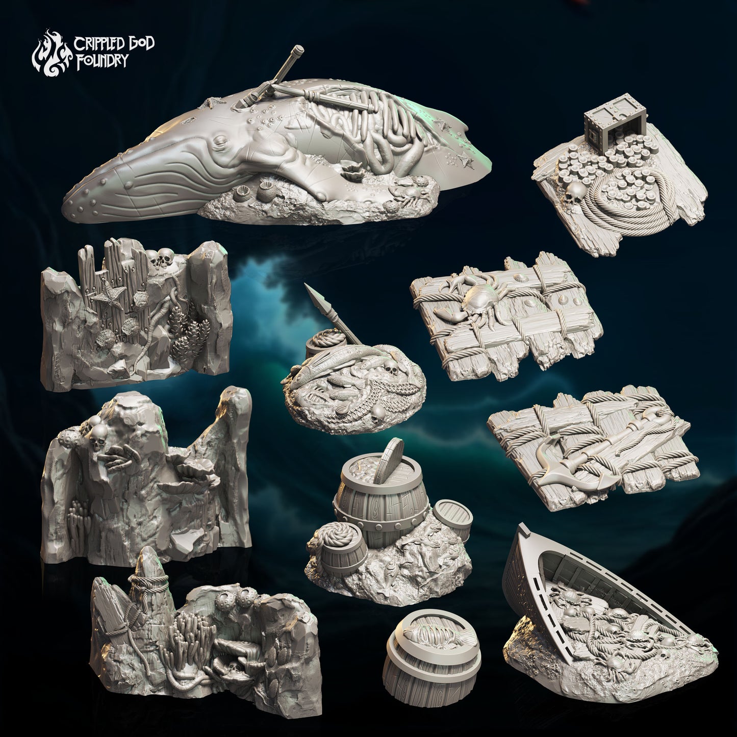 Accesorios para cuevas submarinas