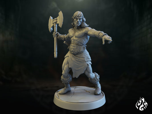 Rholf, The Barbarian (Digital, STL files)