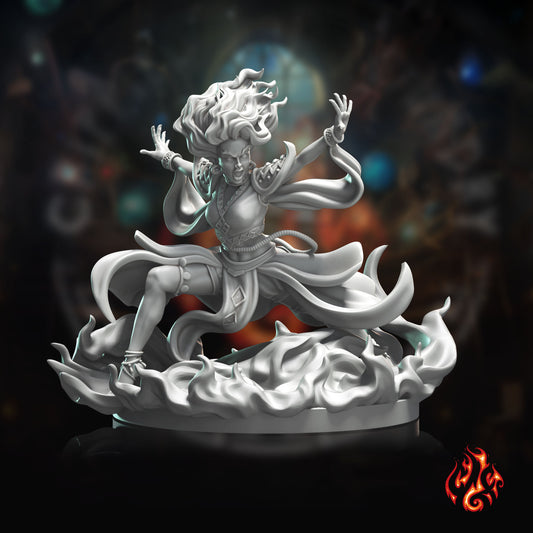 Sorcière Genasi du Feu