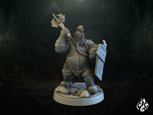 Gafran, The Dwarf (Digital, STL files)