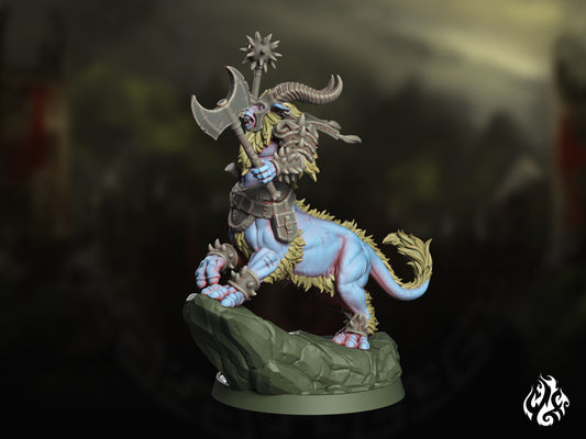 Beastman, Capritaur Warlord (Digital, STL files)