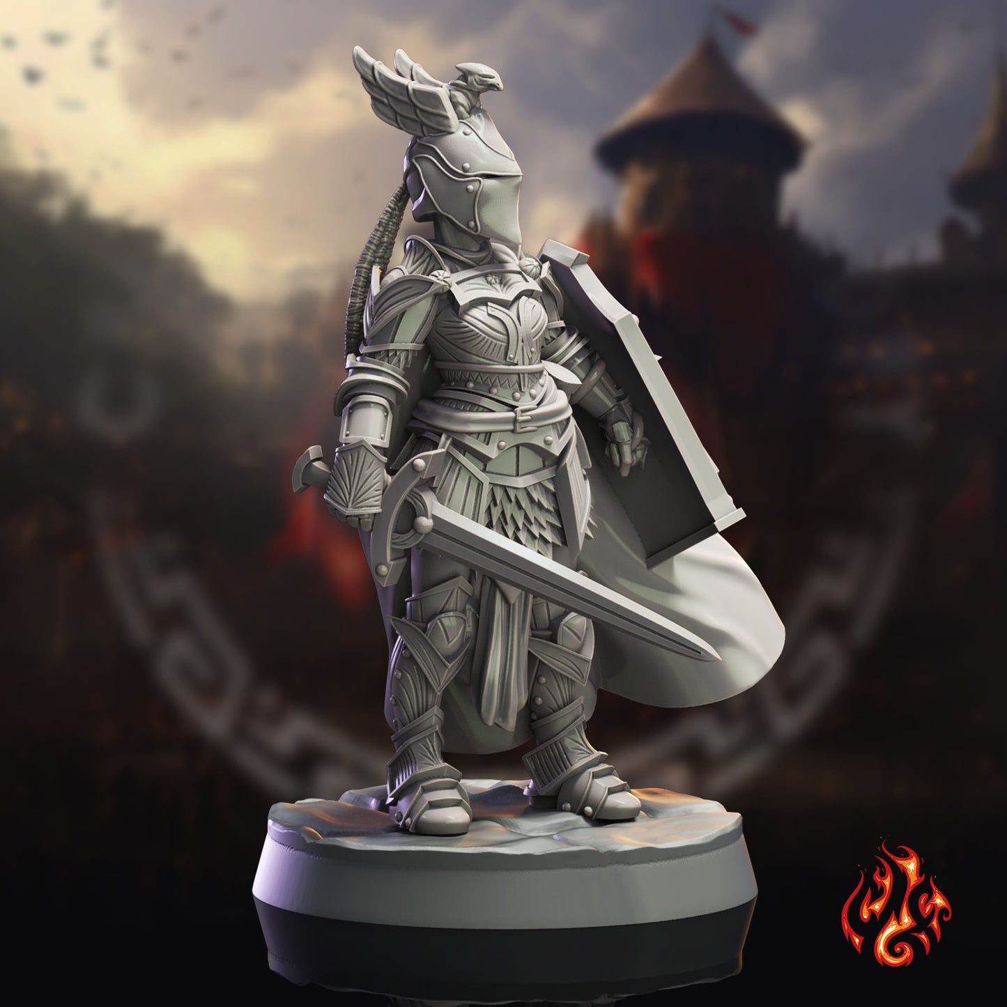 Chevalier féminin, Dame Teuta