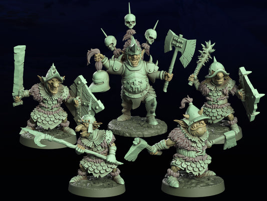 Groupe de guerriers gobelins