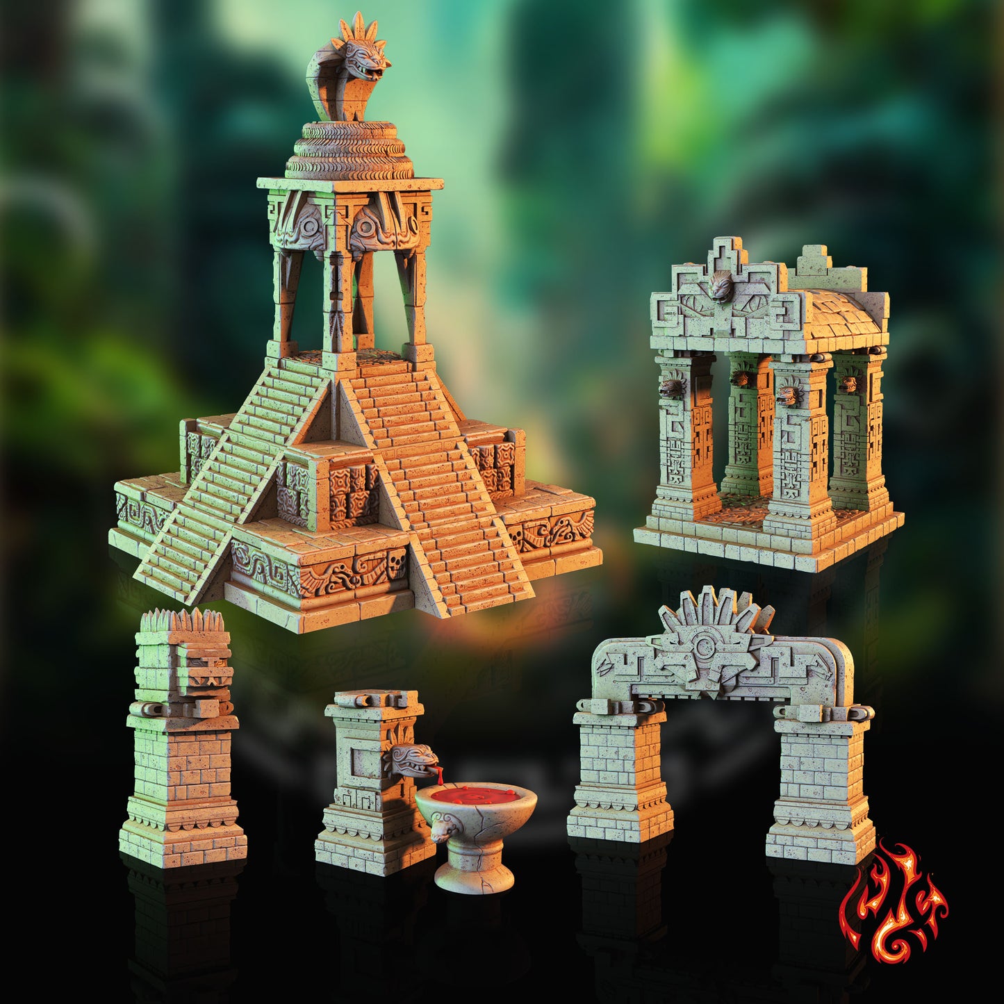 Ruines de la jungle