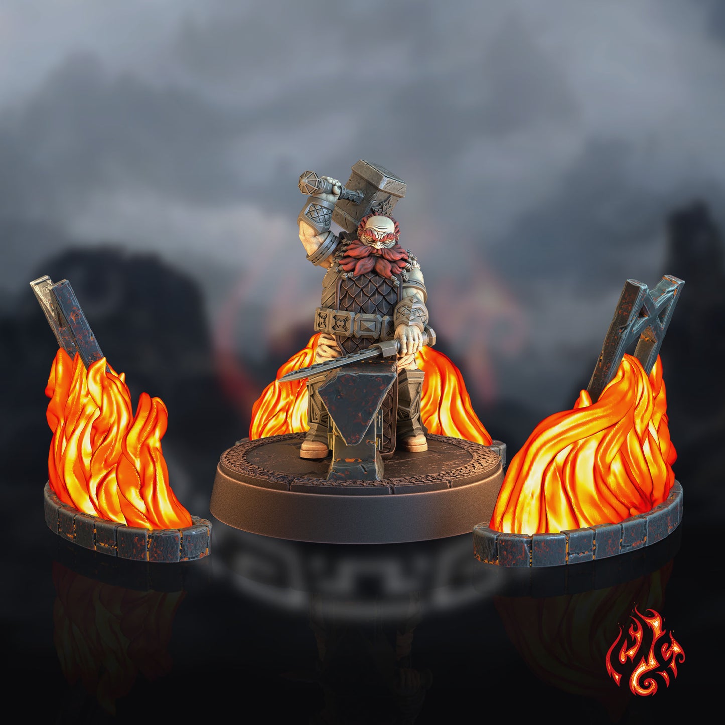 Forgeron de runes nain