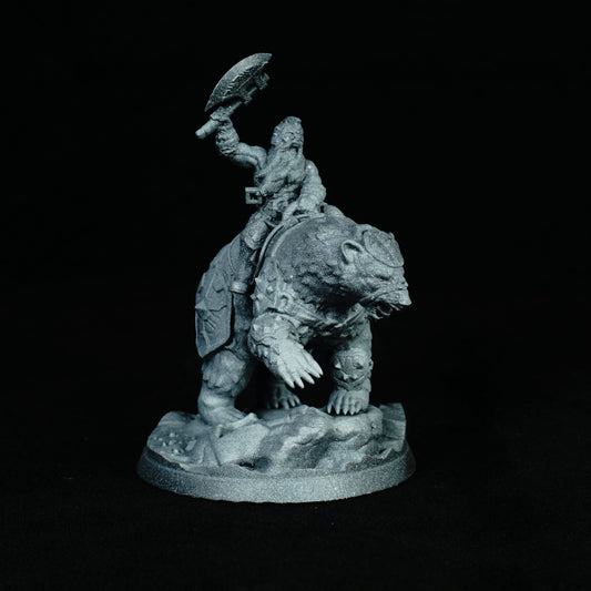 Enano Berserker Jinete de oso