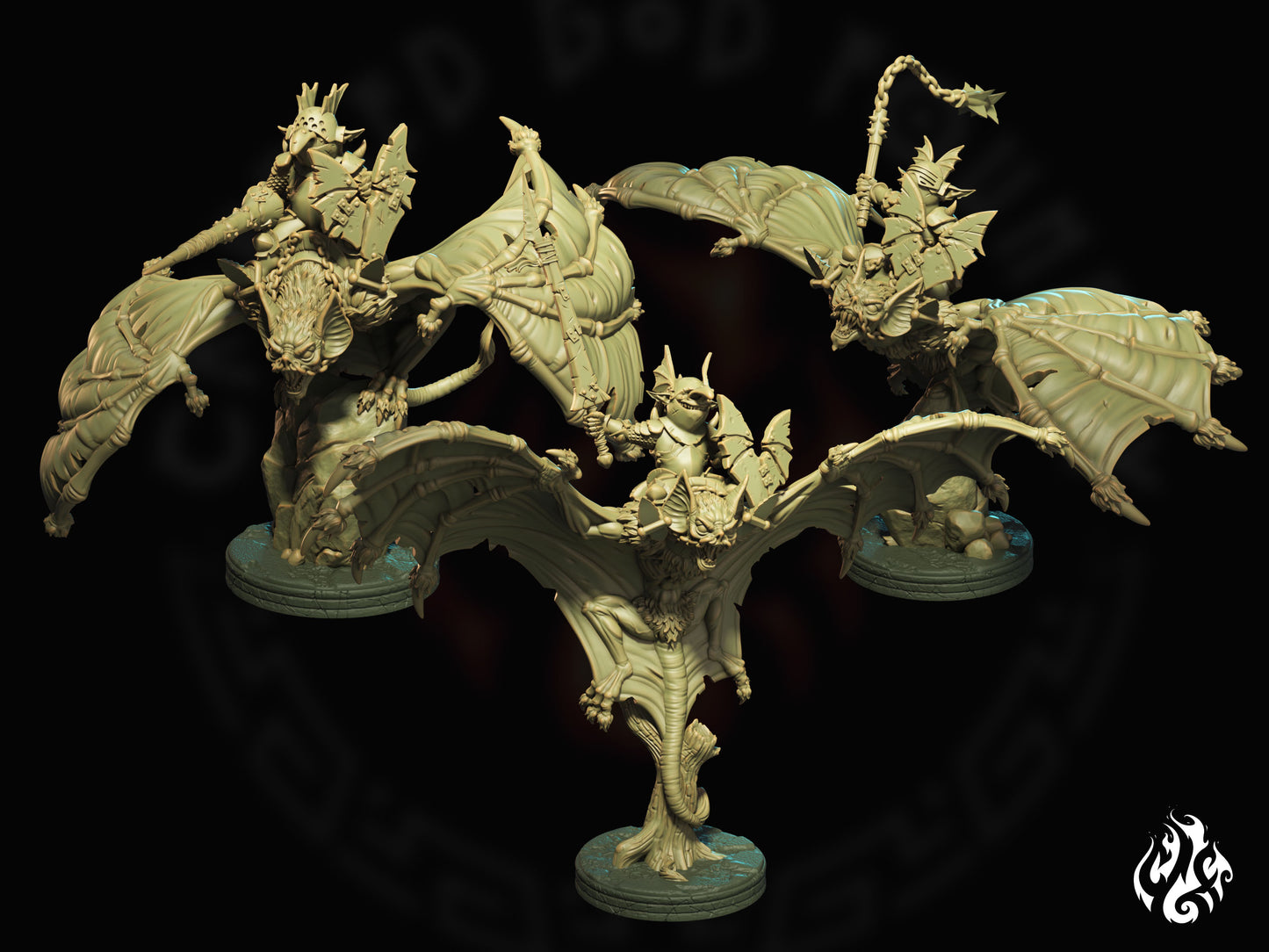Chevaliers chauves-souris gobelins
