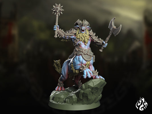 Beastman, Capritaur Warlord (Digital, STL files)