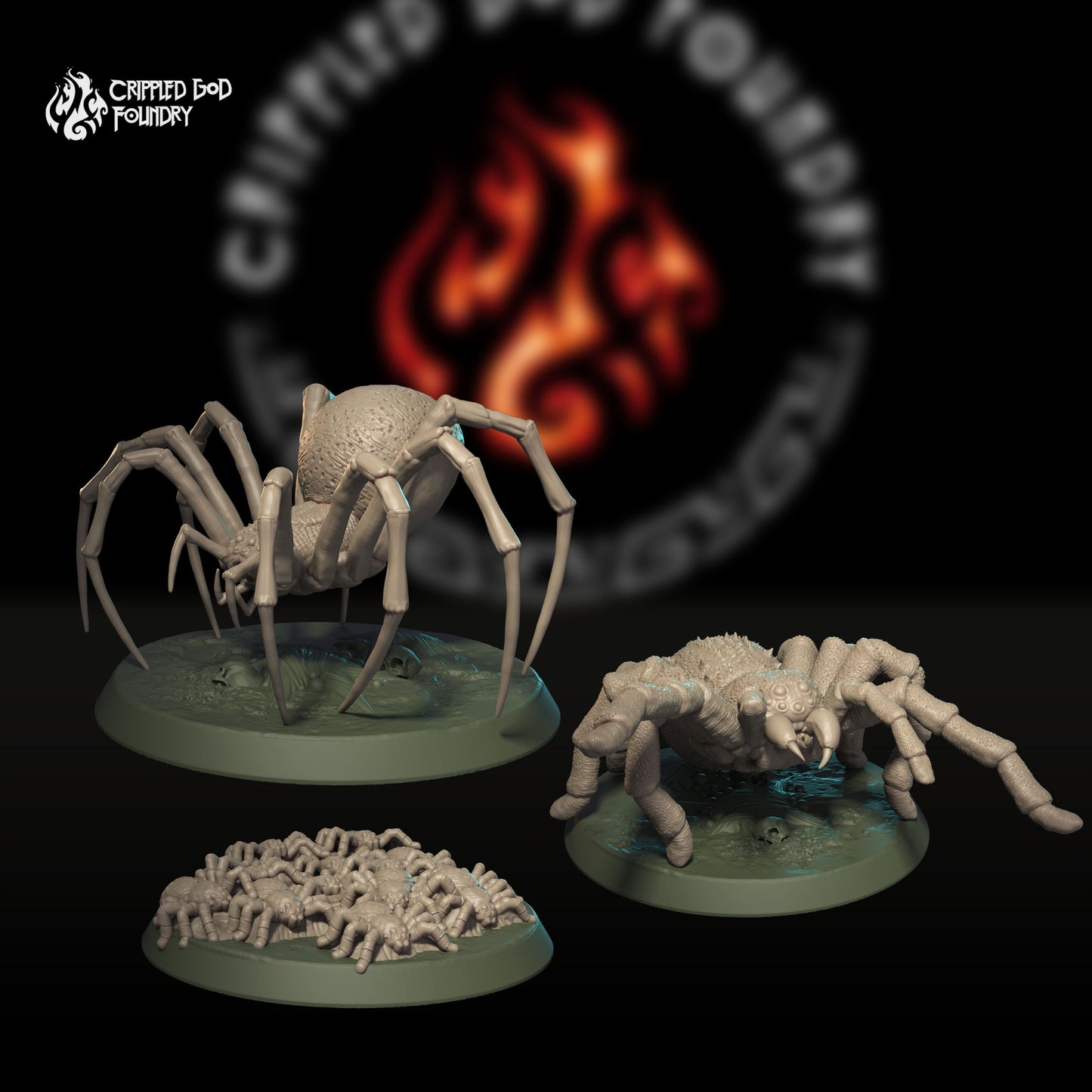 Pack d'araignées géantes