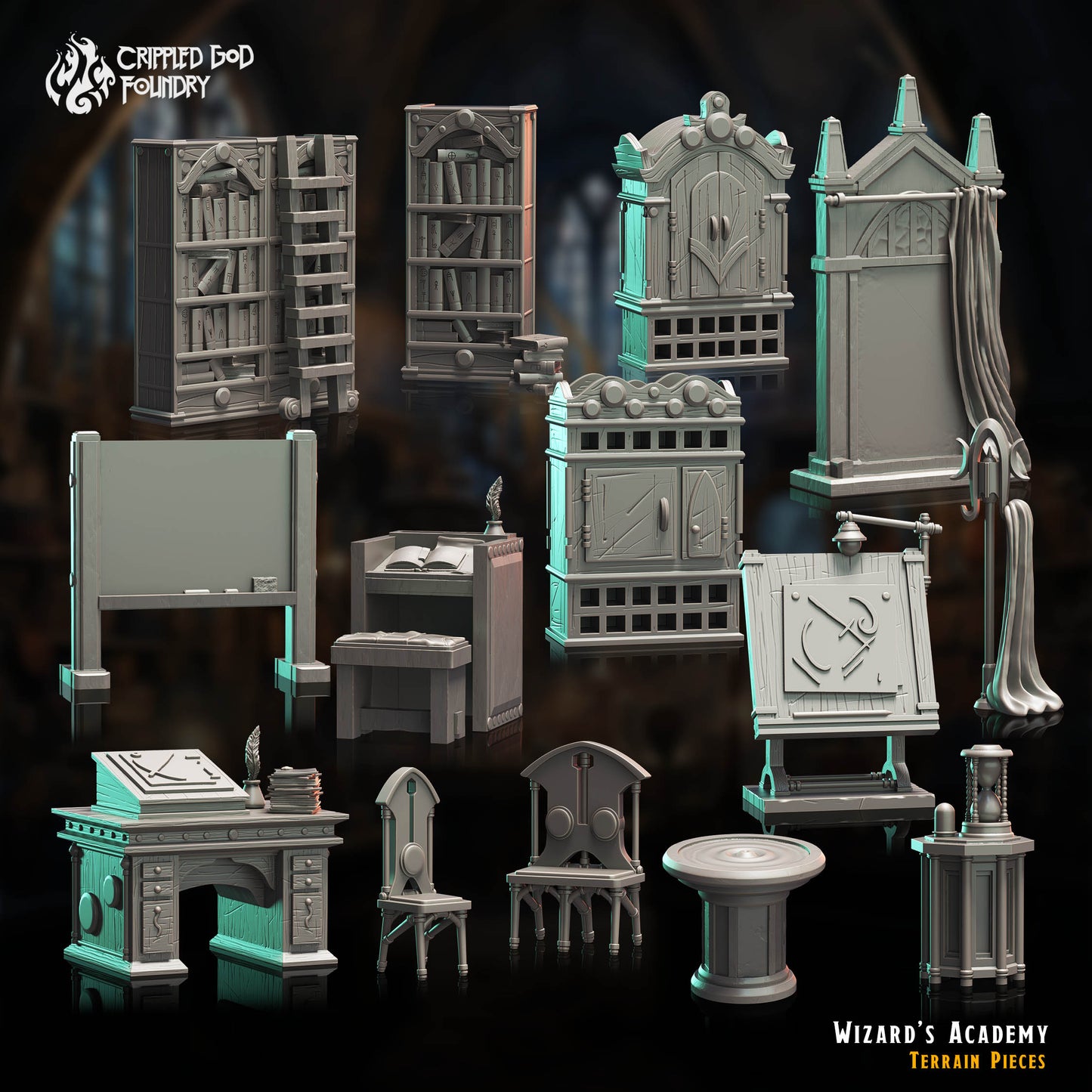 Accessoires de l'Académie des sorciers