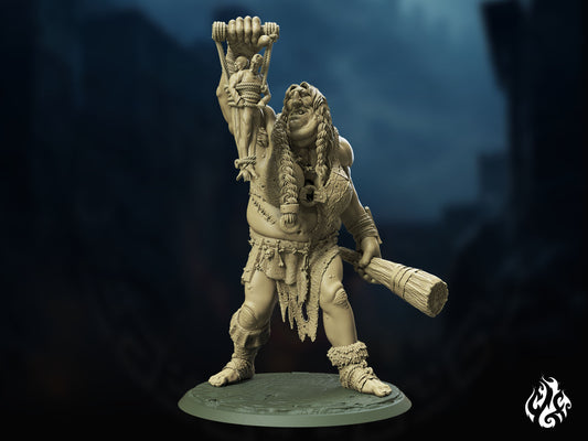 Female Hill Giant (Digital, STL files)