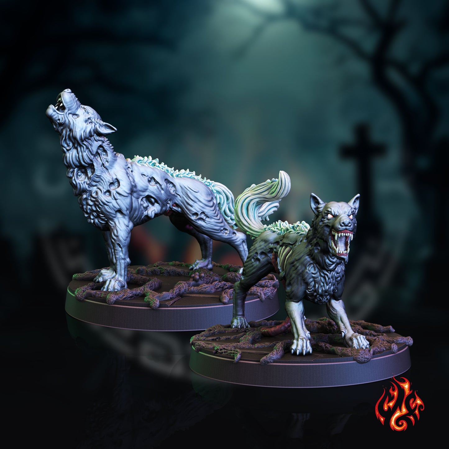 Chiens zombies