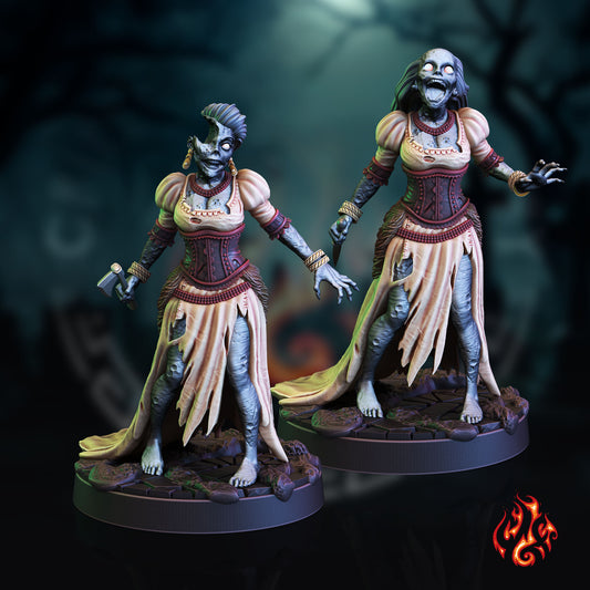 Les pleureuses, des zombies féminins