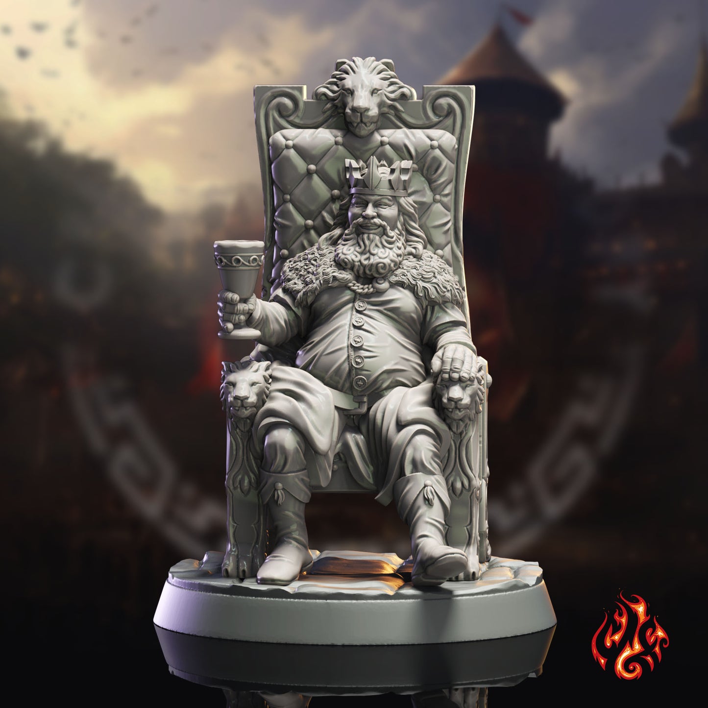 Le roi Edric vivant et mort