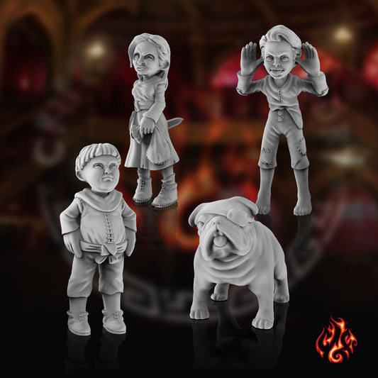 Street Urchins (Digital, STL files)