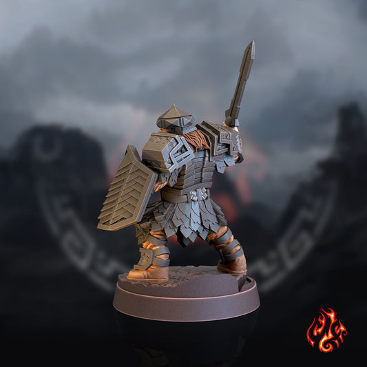 Dwarf Warriors (Digital, STL files)