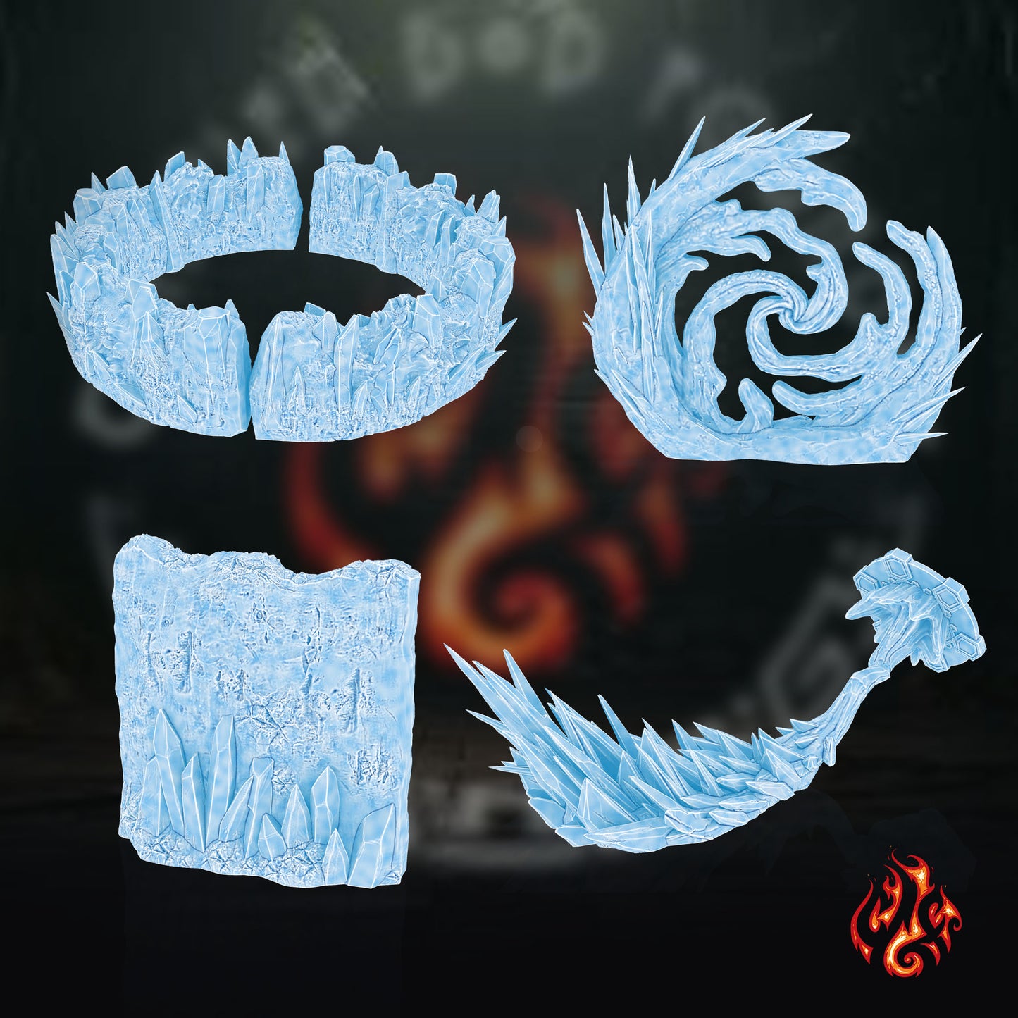 Ensemble de sorts de glace