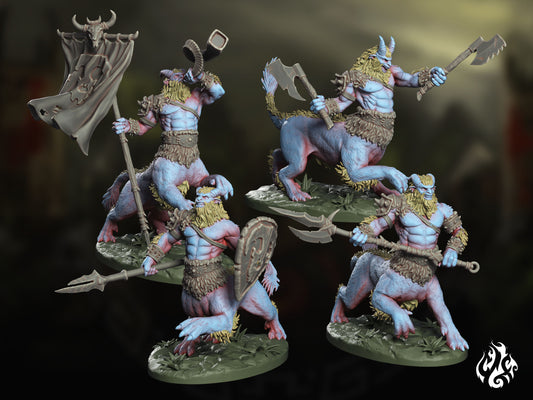 Beastman, Capritaur Warriors (Digital, STL files)