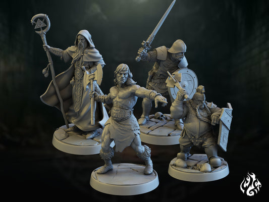 Adventurers Group 1 (Digital, STL files)