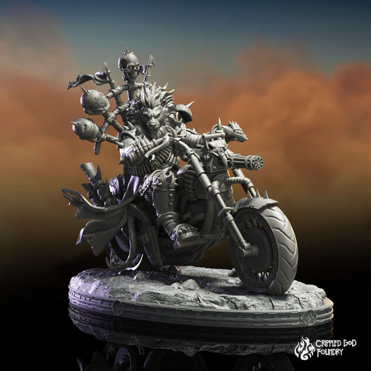Leonin Headhunter on bike