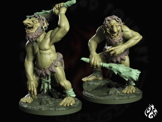 Bog Trolls (Digital, STL files)