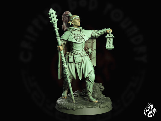 Yesha, Half Goblin Cleric (Digital, STL files)