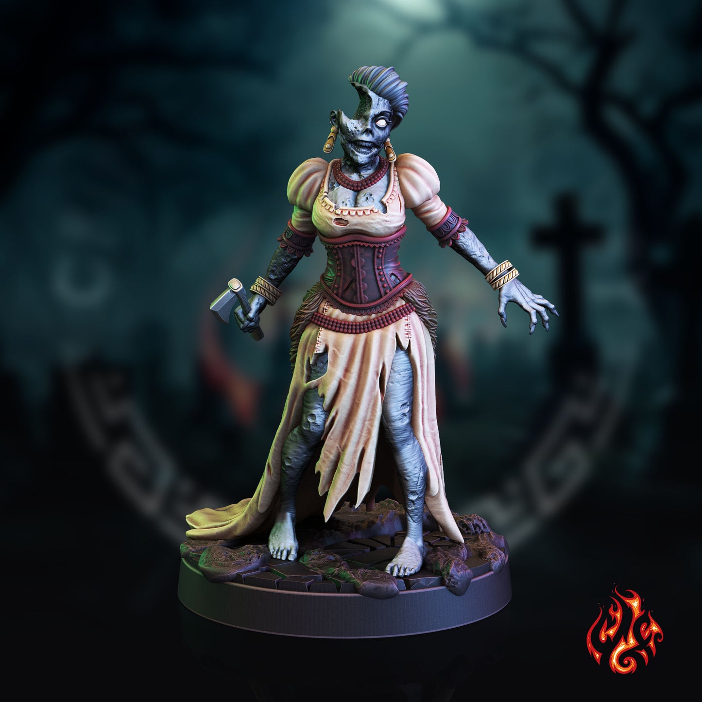 Les pleureuses, des zombies féminins