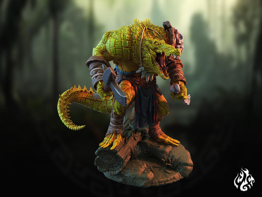 Brakorlosk, guerrier crocodile-garou