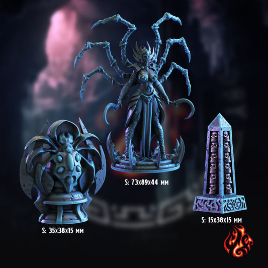 Underdark statues & pillars