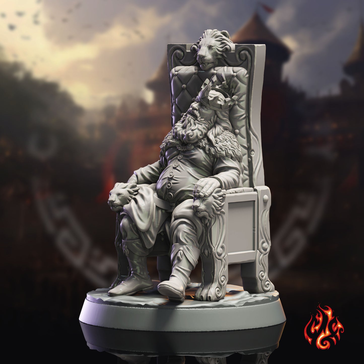 Le roi Edric vivant et mort