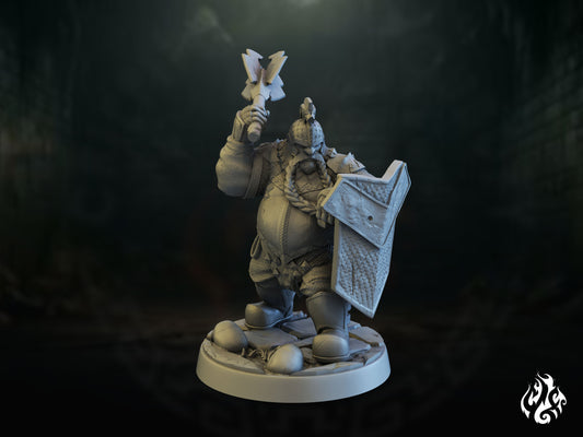 Gafran, The Dwarf (Digital, STL files)