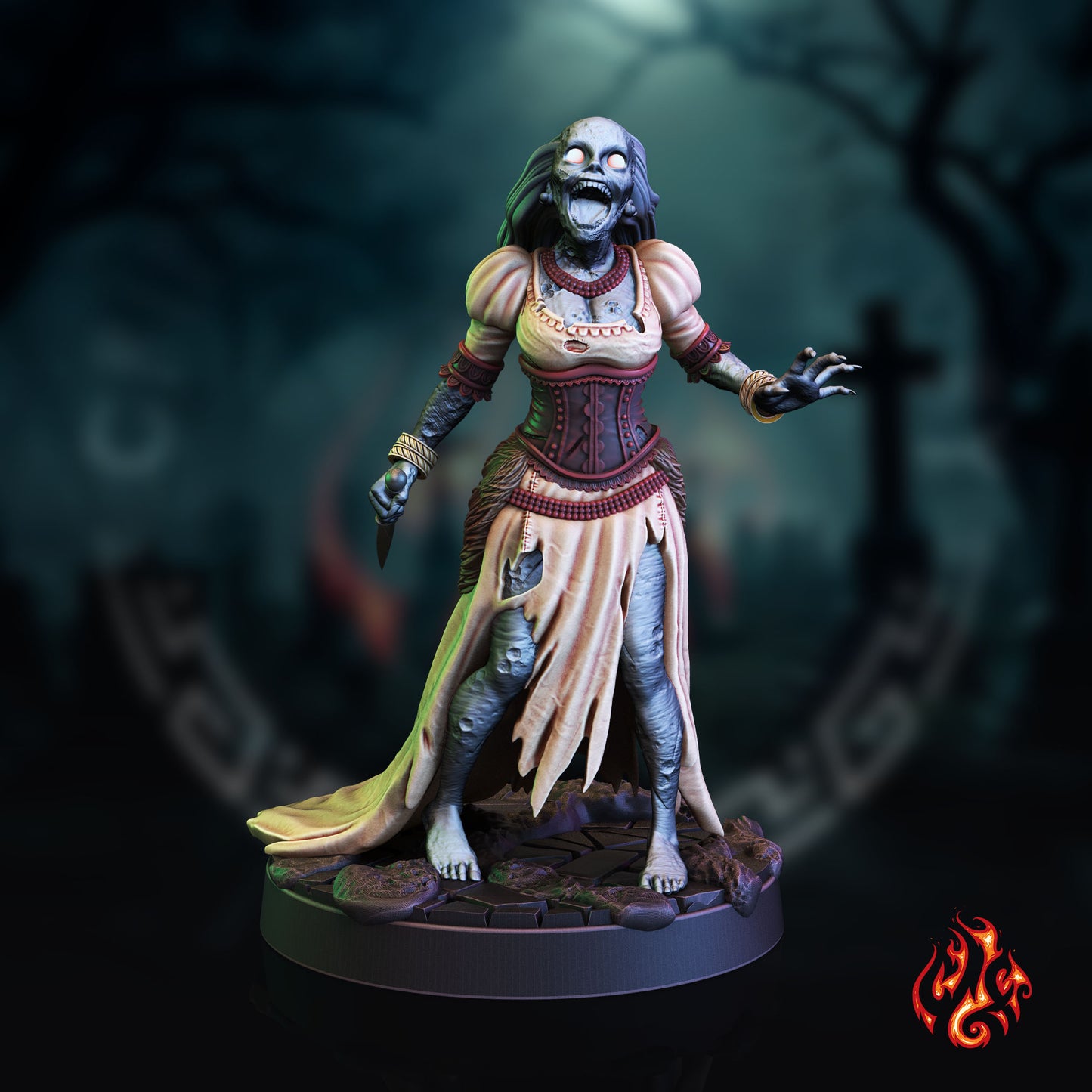 Les pleureuses, des zombies féminins