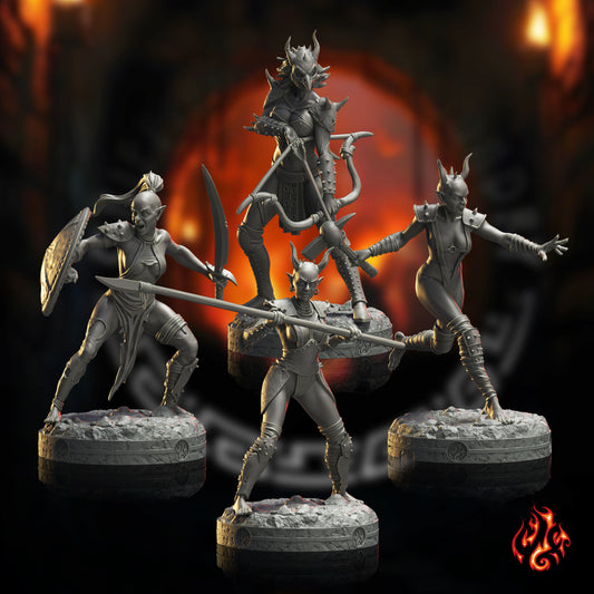 Corrupted Amazons (Digital, STL files)