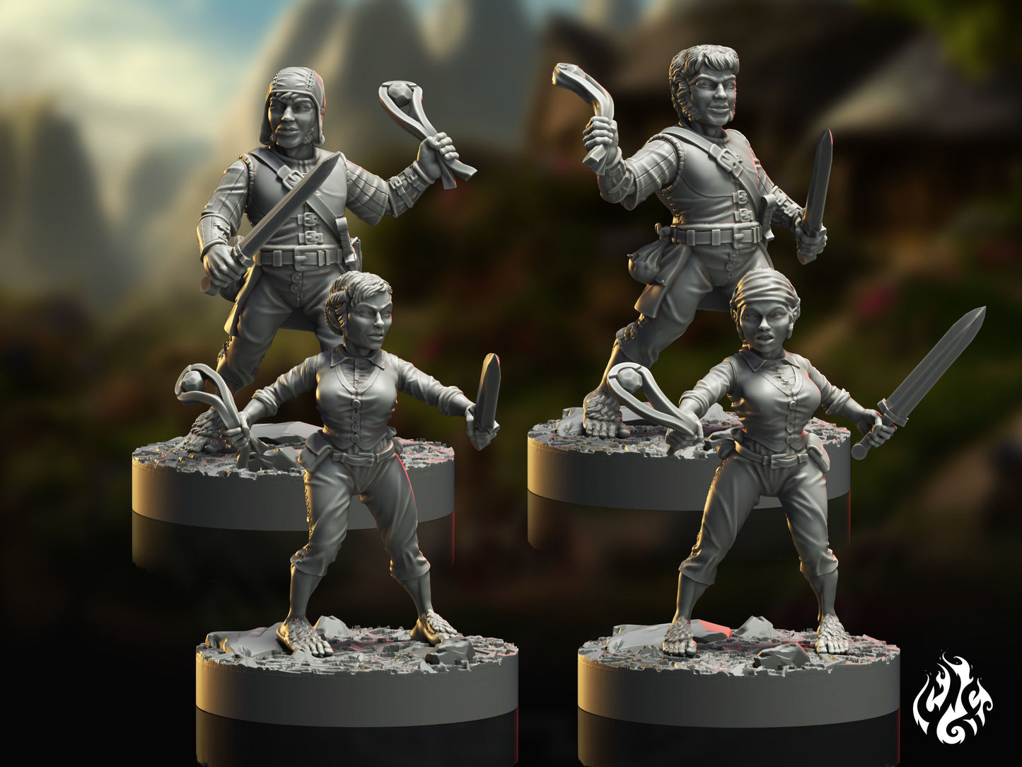 Paysans armés Hobbit