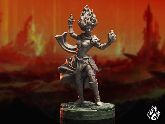 Pyromancien tieffelin