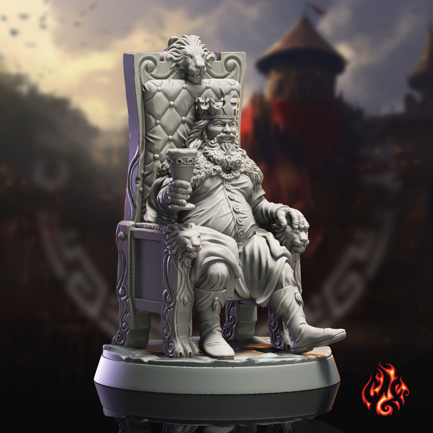 Le roi Edric vivant et mort